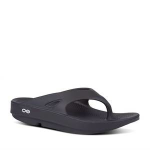 NEW OOFOS men's ooriginal sandals in black